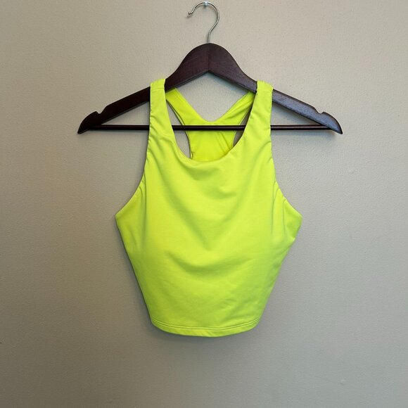 Athleta Tops - Athleta Women's Activewear Padded Top Sports Bra Neon Yellow Size Small